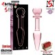 Model 7 · Plug anal Vibrador de cristal borosilicato 135mm · Nebula