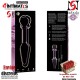 Model 7 · Plug anal Vibrador de cristal borosilicato 135mm · Nebula