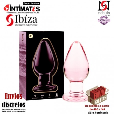 Model 3 · Plug anal de cristal borosilicato 110mm · Nebula
