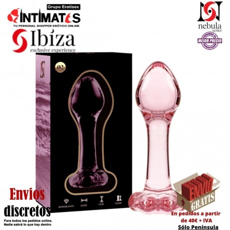 Model 2 · Plug anal de cristal borosilicato 110mm · Nebula