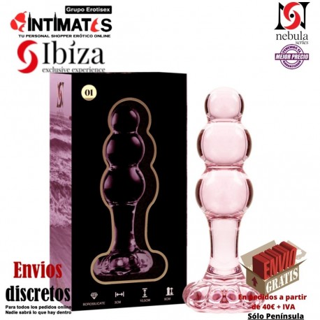 Model 1 · Plug anal de cristal borosilicato 105mm · Nebula