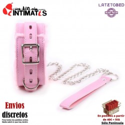 Collar con correa rosa · Latetobed