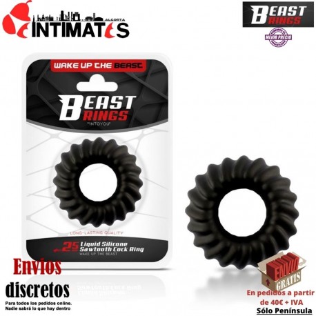 Sawtooth · Anillo de silicona para el pene 25mm · Beast Rings