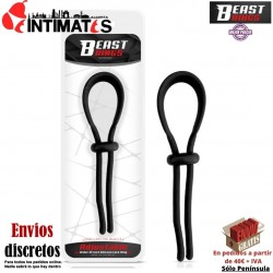 Wider Arrest · Anillo ajustable de silicona para el pene · Beast Rings
