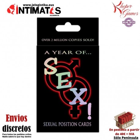 A year of... SEX · Juego de cartas · Kheper Games