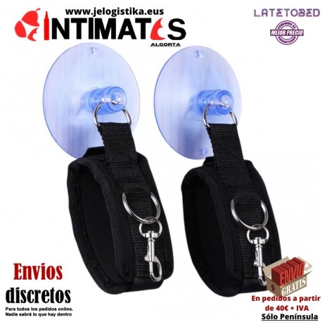 Ancle Cuffs · Esposas para tobillos ajustables con ventosa · Latetobed