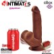 8" Triple Density Cock with Swinging Balls · King Cock Plus