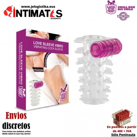 Love Sleeve Vibro · Funda para el pene o los dedos · Love in the Pocket