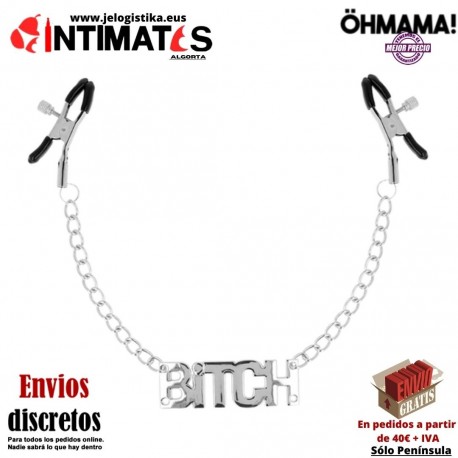 Bitch · Pinzas para los pezones con cadena · Öhmama!