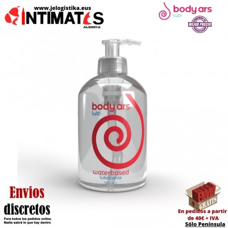 Body ars lub! 500 ml · Lubricante base de agua  con dosificador · Fratres