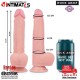 Arnés + Vibrador con rotación Liquid Silicone Apache - 220mm · Rock Army