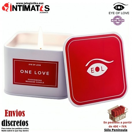 One Love  - Vela de masaje con feromonas ♀ · Eye of Love