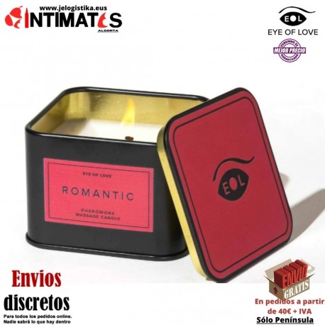 Romantic · Vela de masaje con feromonas ♂ · Eye of Love