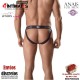 Mod. 03 · Jock strap  negro de red con trasero al descubierto · Anaïs