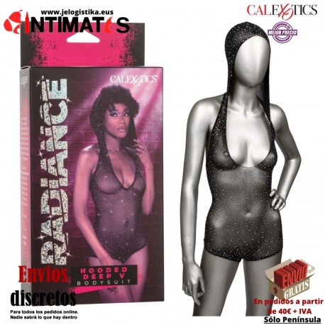 Radiance™ · Bodysuit  en V profundo con capucha · CalExotics