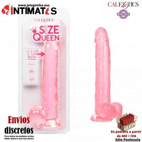 Size Queen® · Consolador firme pero flexible 305mm · CalExotics