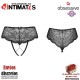 Pearlove · Braguitas negras con la entrepierna abierta · Obsessive