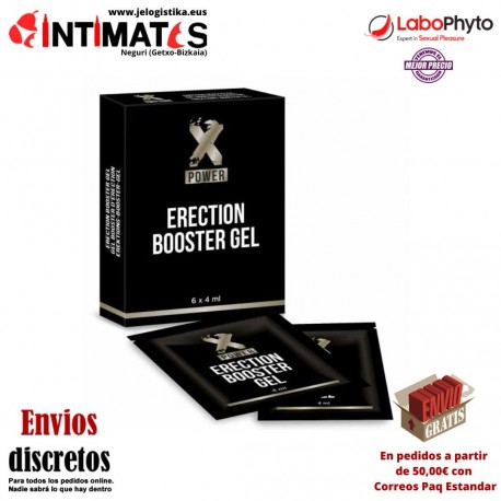 Erection Booster Gel (6 x 4 ml) · Mejora tus erecciones · Labophyto