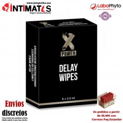 X Power - 6 uds. · Toallitas que retrasan la eyaculación· LaboPhyto