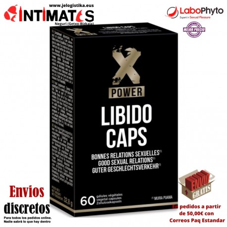 Libido Caps ♀ - 60 cáps. · Estimula el deseo sexual y potencia la libido · LaboPhyto