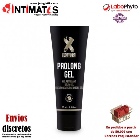 Prolong Gel  · Gel retardante 75ml · X Power