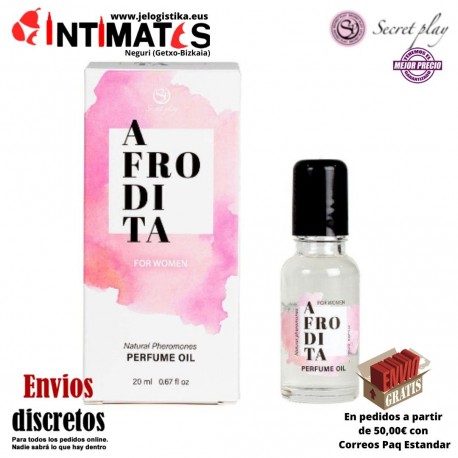 Afrodita 20 ml · Perfume con atrayente sexual · Secret Play
