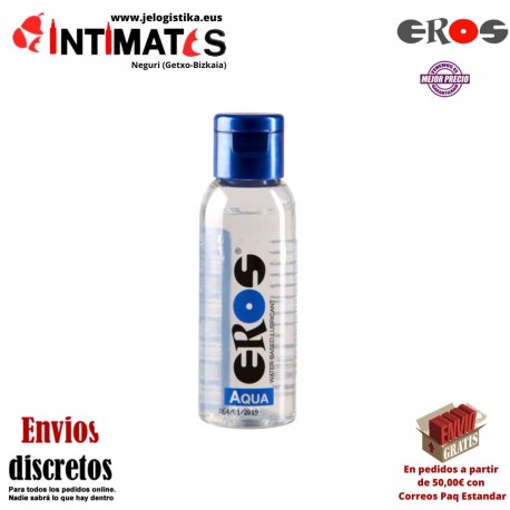 Aqua 50 ml · Lubricante acuoso denso · Eros