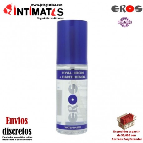 Aqua Hyaluron + Panthenol · Lubricante acuoso 100 ml · Eros