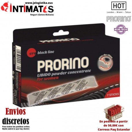 Libido powder for women ·  Sobres para aumentar la libido · Prorino
