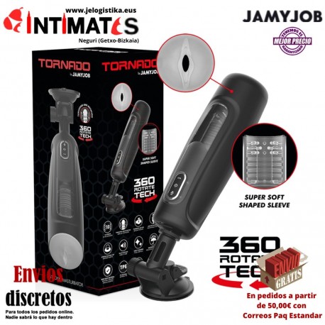 Tornado · Masturbador masculino con rotación · Jamyjob
