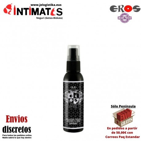 EROS Double Action · Relaxing Anal Spray  Jojoba & CBD 50 ml · Megasol