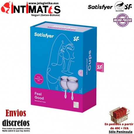 Feel Good · Copas menstruales · Satisfyer
