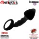 Plug anal acanalado con anilla · ÖhMama