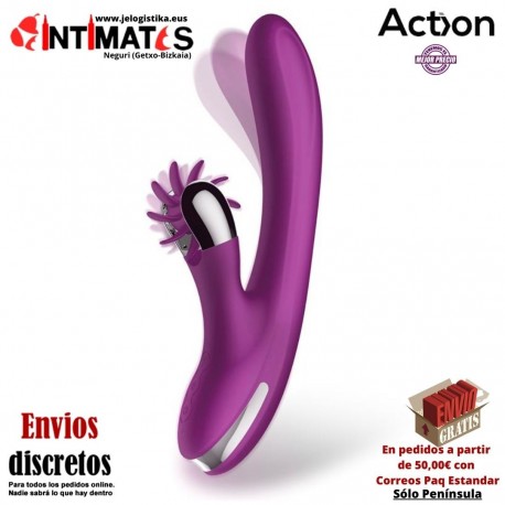 No. One · Vibrador con rueda estimuladora · Action