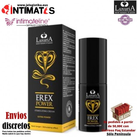 Erex Power · Crema para mejorar la erección 30ml