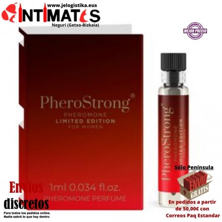 Limited for Women 1ml · Perfume con feromonas para mujeres · PheroStrong