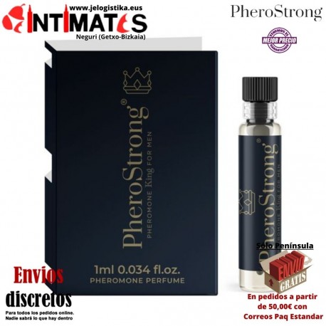 King 1ml · Perfume con feromonas para hombres · PheroStrong