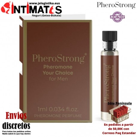Your Choice 1ml · Perfume con feromonas para hombres · PheroStrong