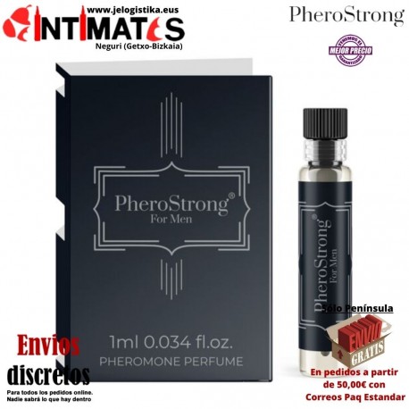 For Men 1ml · Perfume con feromonas para hombres · PheroStrong
