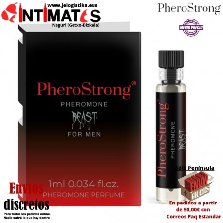 Beast 1ml · Perfume con feromonas para hombres · PheroStrong