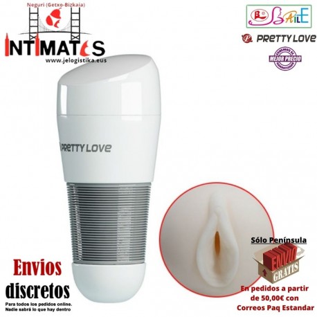 Kitty · Masturbador vagina estrecha - blanco · Pretty Love