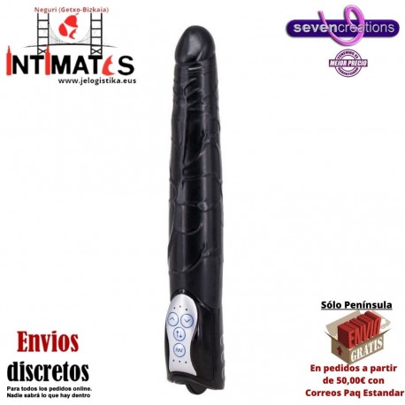 Long John · Vibrador realístico negro - Up & Down · Seven Creations