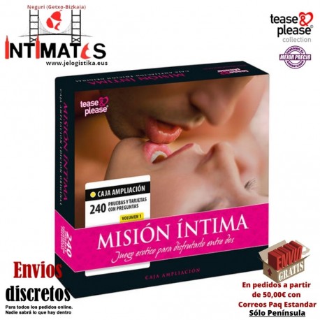Misión Íntima caja ampliación · Tease&Please