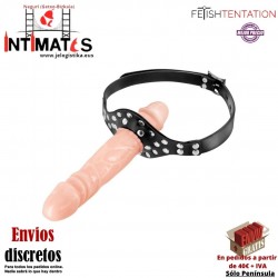 Double Penis Gag · Mordaza con dildo realístico · Fetish Tentation