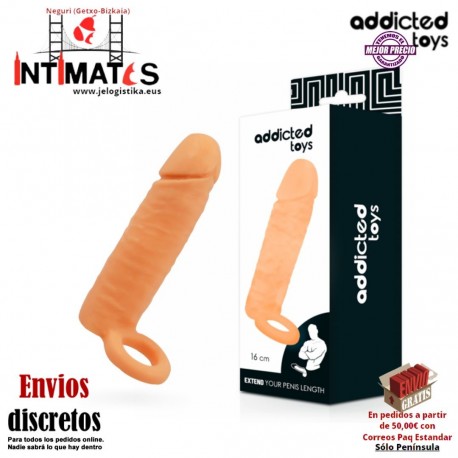 Funda para alargar el pene 160m · Addicted toys
