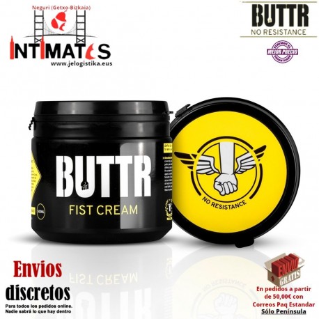 Fist Cream 500ml · Lubricante para fisting · Buttr