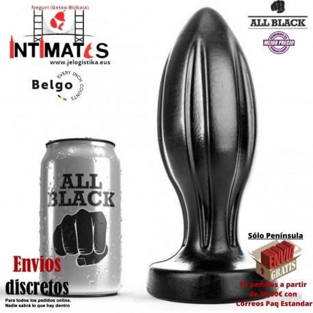 Jacker · Plug anal negro 230 mm · All Black
