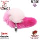 Pink Fox Tail · Plug anal con cola - S · · Fetish Addict