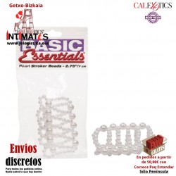 Pearl Stroker Beads™ · Funda con perlas que realzan y estimulan · Basic Essentials™