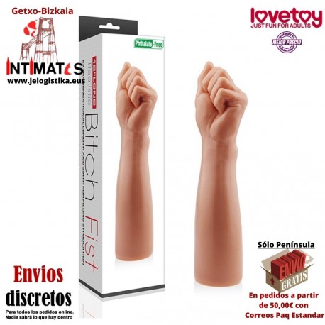 Bitch Fist 12" - Buttplug con la forma de un puño gigante · Lovetoy